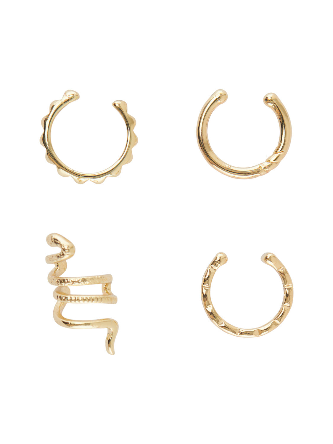PCAIHUF Earrings - Gold Colour